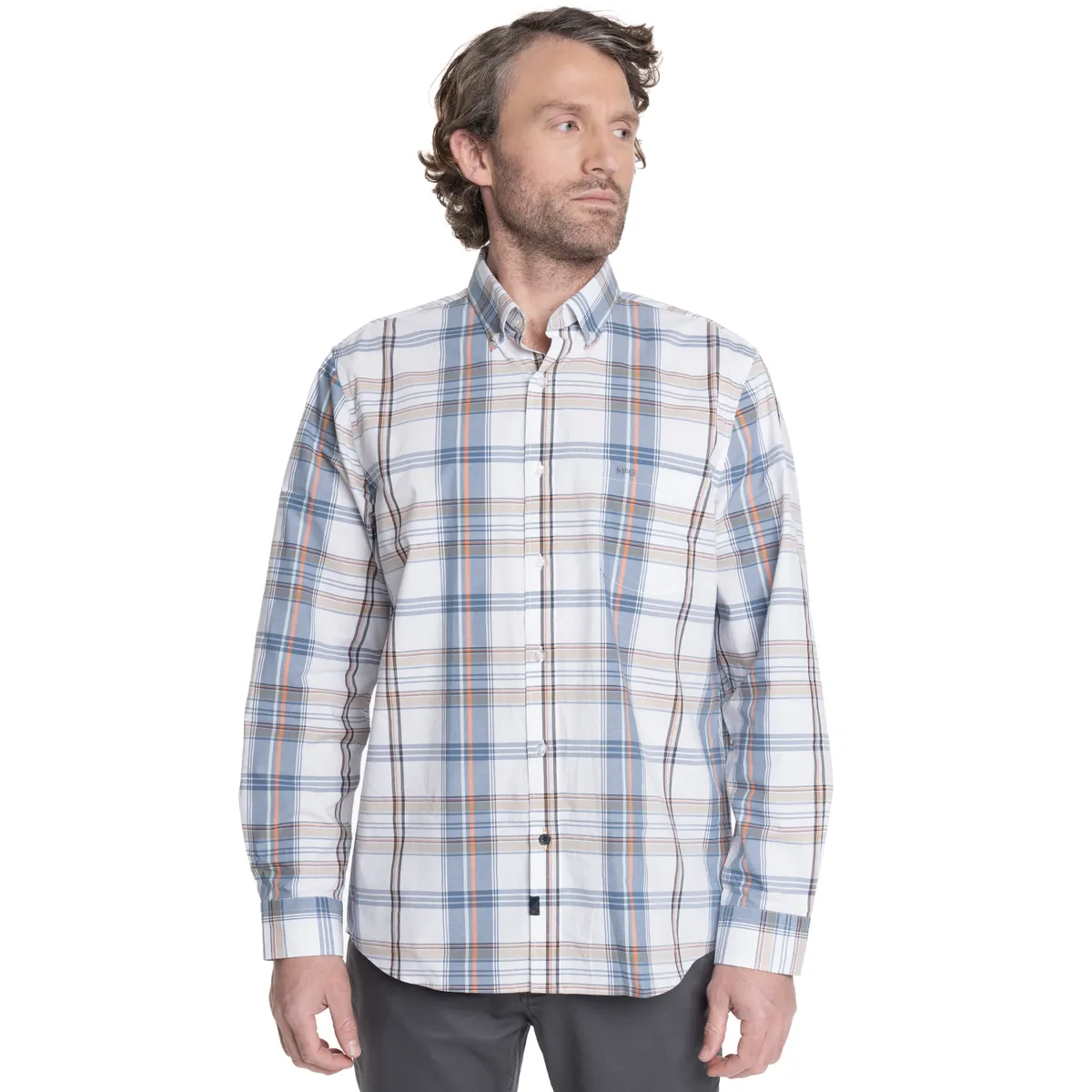 MCGREGOR - CAMISA HOMBRE MANGA LARGA  ESCOCESA QUEENS
