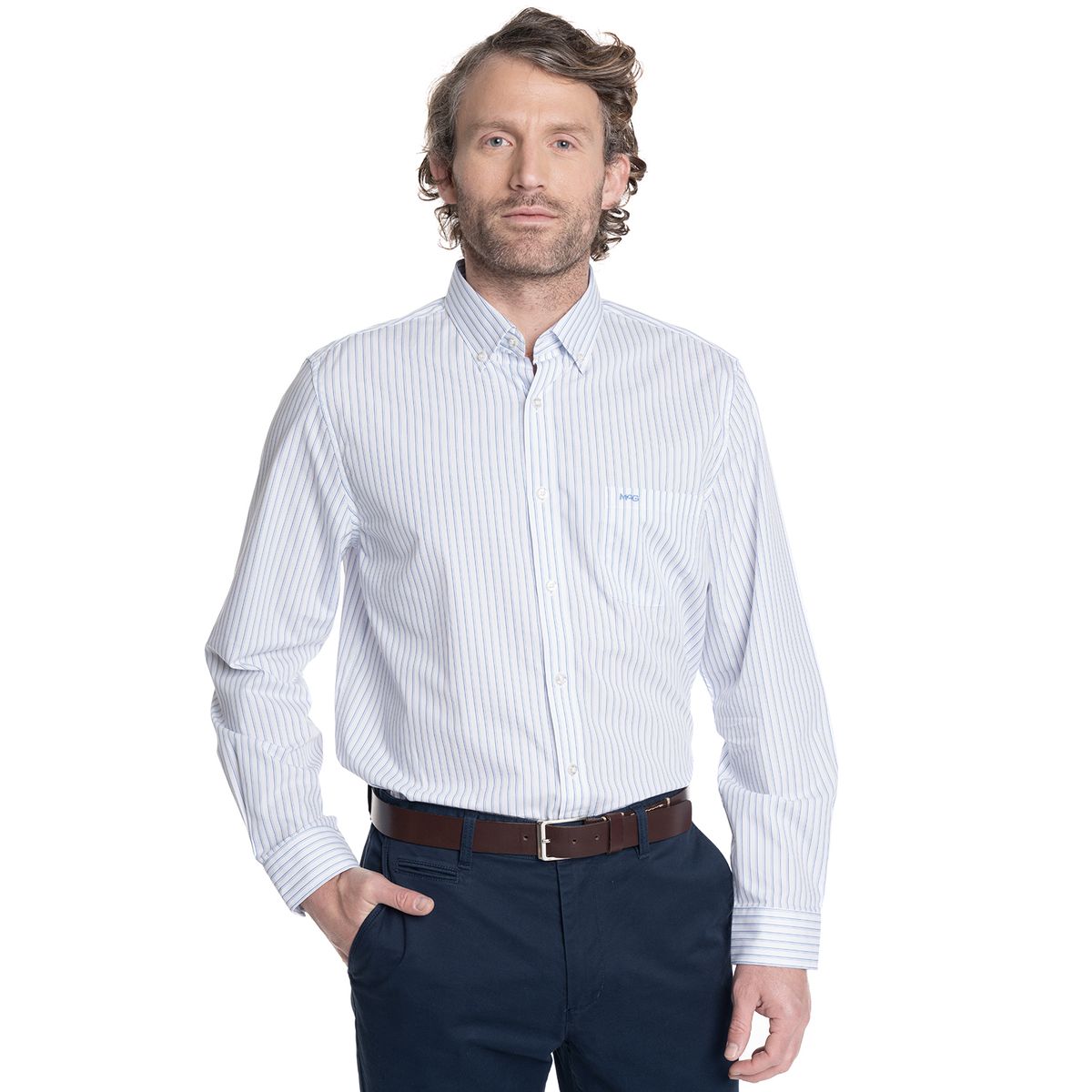 MCGREGOR - CAMISA HOMBRE MANGA LARGA SMART LISTADA ROCKEFELLER