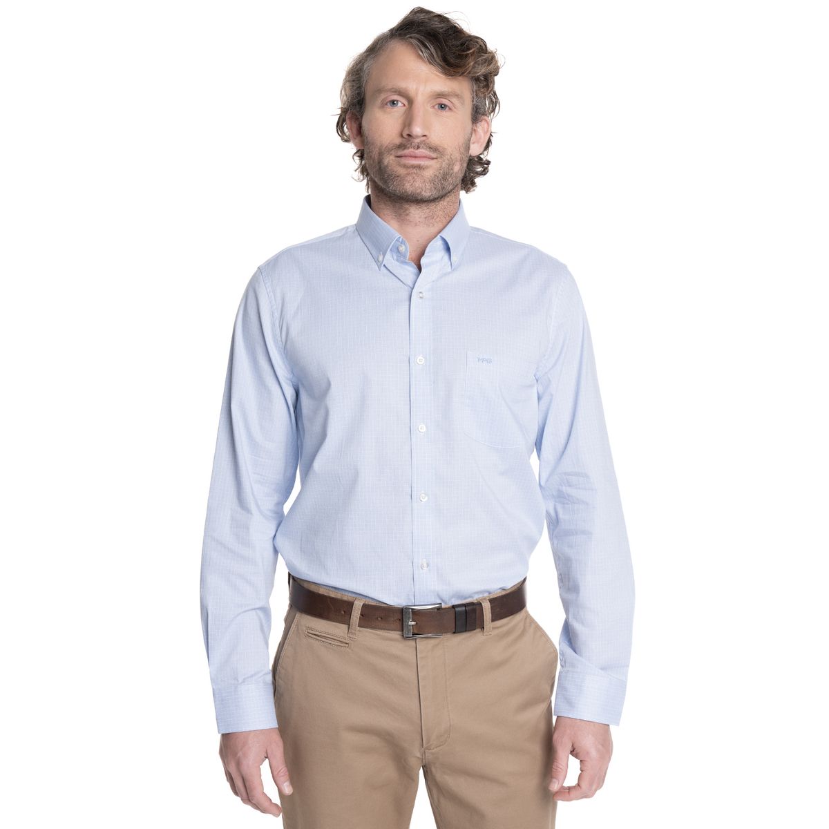 MCGREGOR - CAMISA HOMBRE MANGA LARGA SMART CUADROS WALL STREET