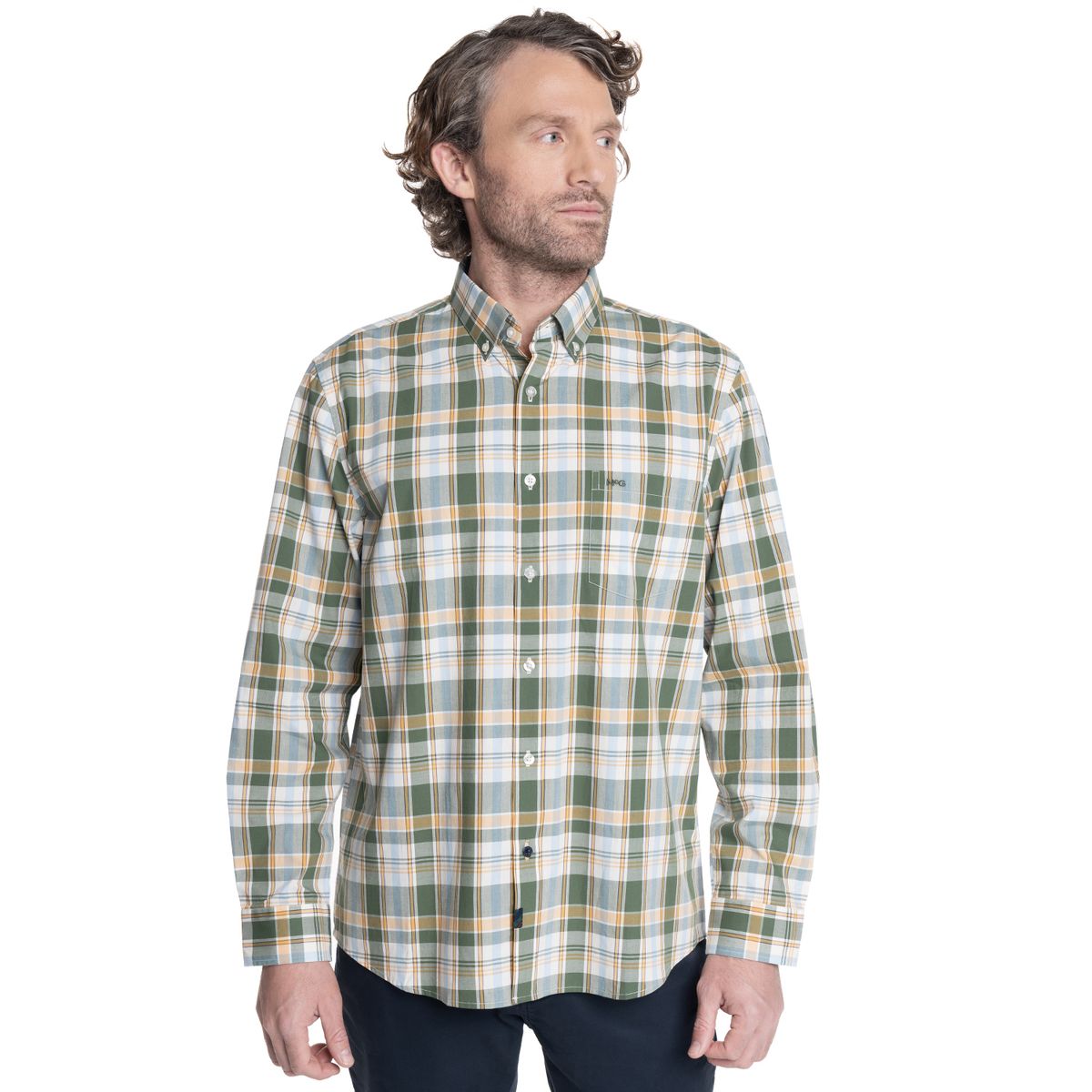 MCGREGOR - CAMISA HOMBRE MANGA LARGA  ESCOCESA QUEENS