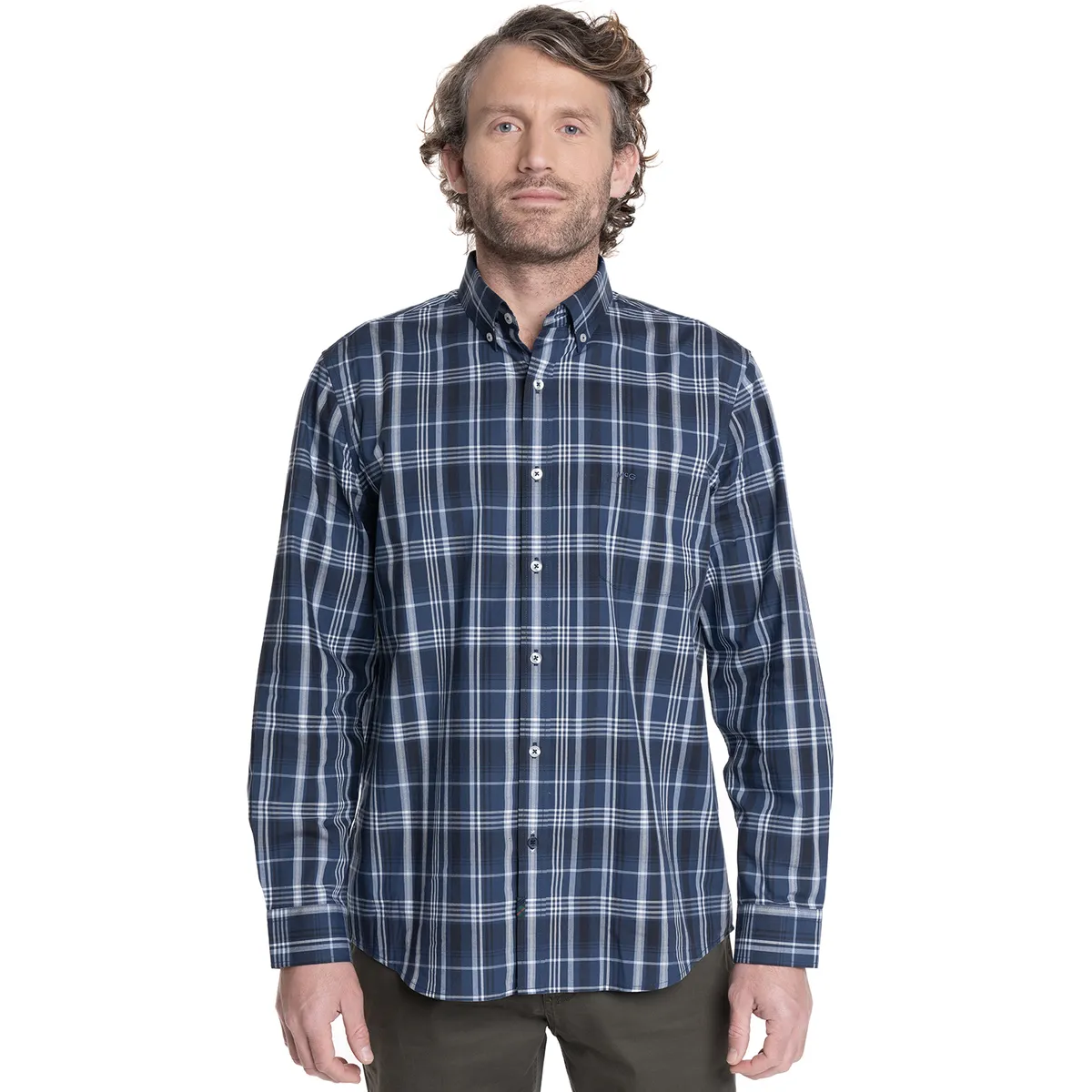 MCGREGOR - CAMISA HOMBRE MANGA LARGA  ESCOCESA QUEENS