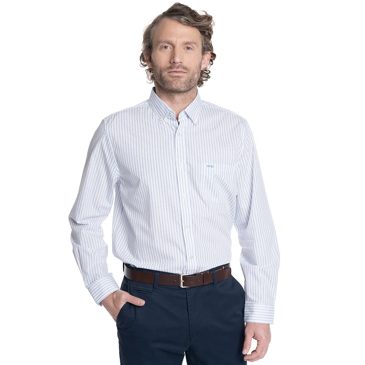 MCGREGOR - CAMISA HOMBRE MANGA LARGA SMART LISTADA ROCKEFELLER