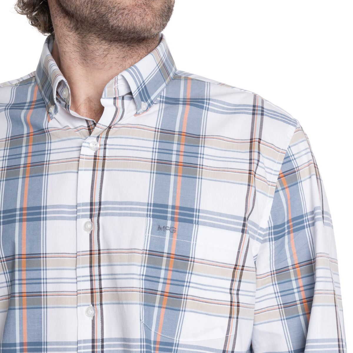 MCGREGOR - CAMISA HOMBRE MANGA LARGA  ESCOCESA QUEENS