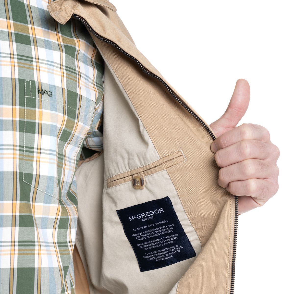 MCGREGOR - CHAQUETA HOMBRE CUELLO CAMISERO GRAMERCY