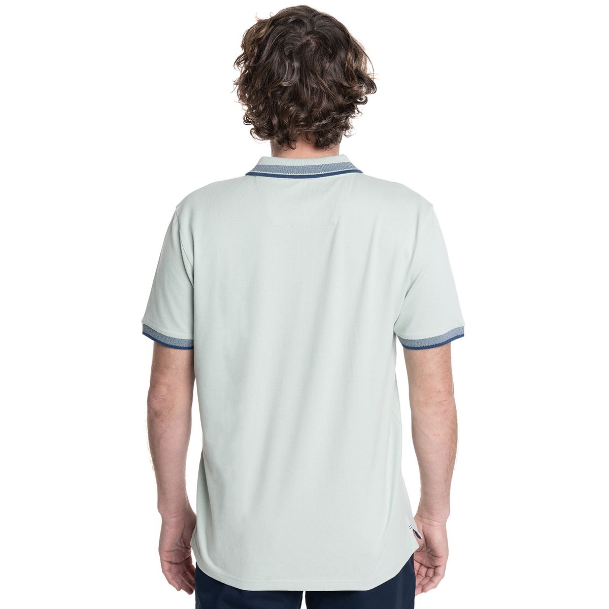 MCGREGOR - POLERA HOMBRE PIQUE MANGA CORTA  CUELLO JACQUARD BUSHWICK