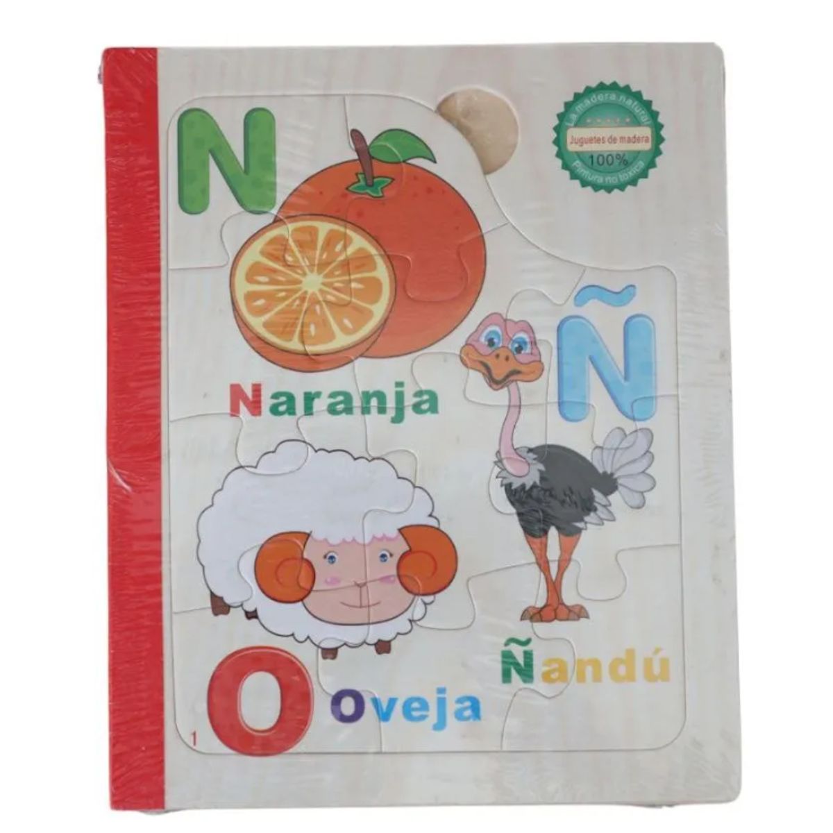 GENERICO - Rompecabezas Libro De Madera al Azar