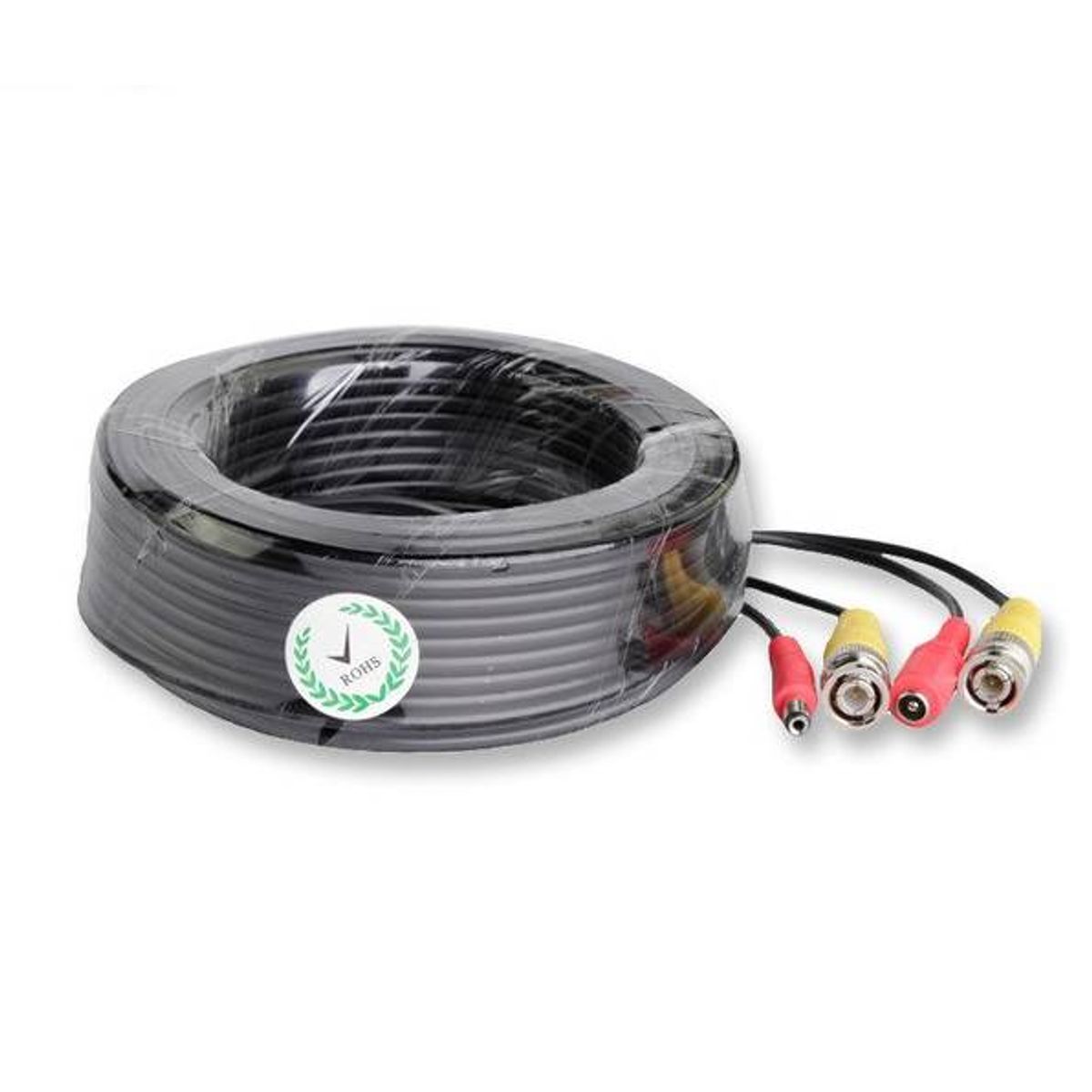 GENERICO - CABLE PARA CAMARA DE SEGURIDAD CCTV VIDEO Y ENERGIA 30 Mts DE LARGO