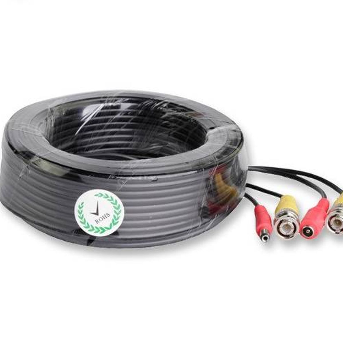 GENERICO - CABLE PARA CAMARA DE SEGURIDAD CCTV VIDEO Y ENERGIA 10 Mts DE LARGO
