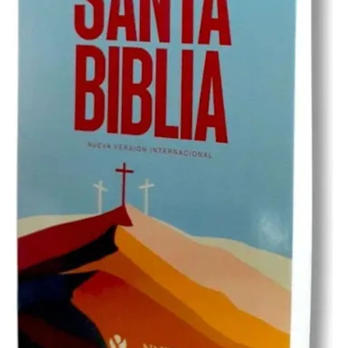 UNILIT - Biblia NVI Revisión 2022 Tamaño Manual Tapa Rústica Cruz