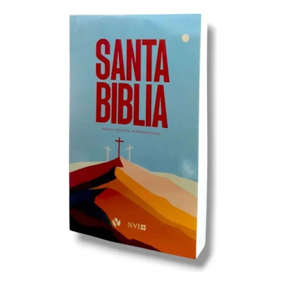 UNILIT - Biblia NVI Revisión 2022 Tamaño Manual Tapa Rústica Cruz