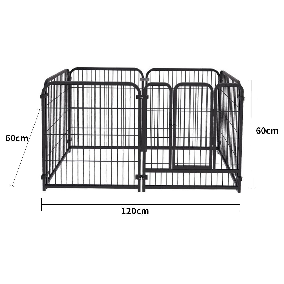 KINDA NICE - Corral Para Mascotas Jaula De Perros Gato Valla 6paneles