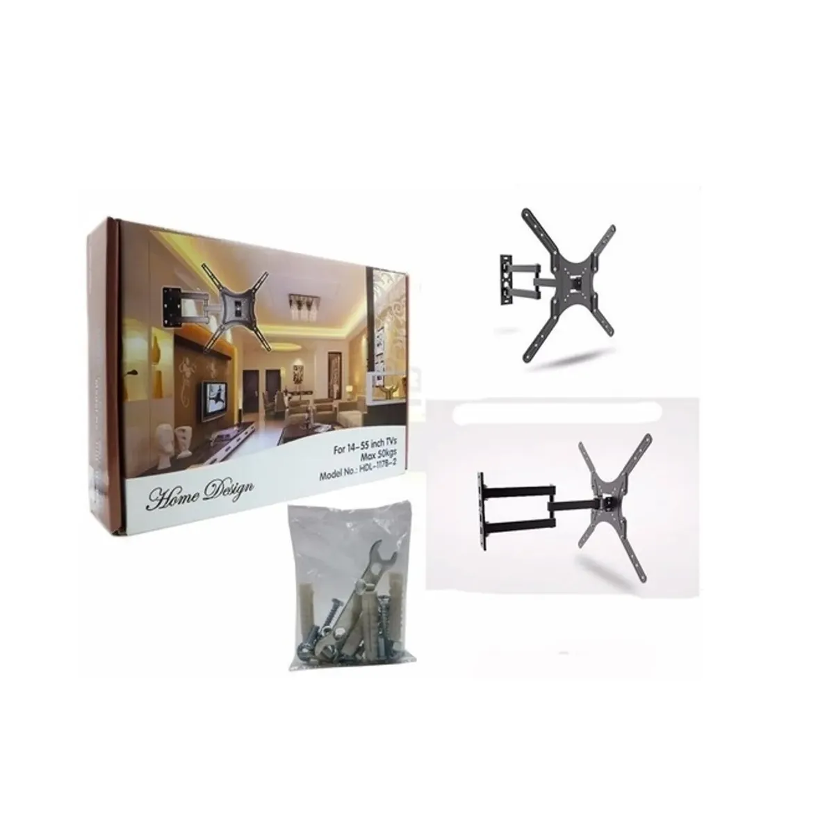 GENERICO - Base De Tv Orientable Soporte Articulado 14-55 Pulgadas 50kg