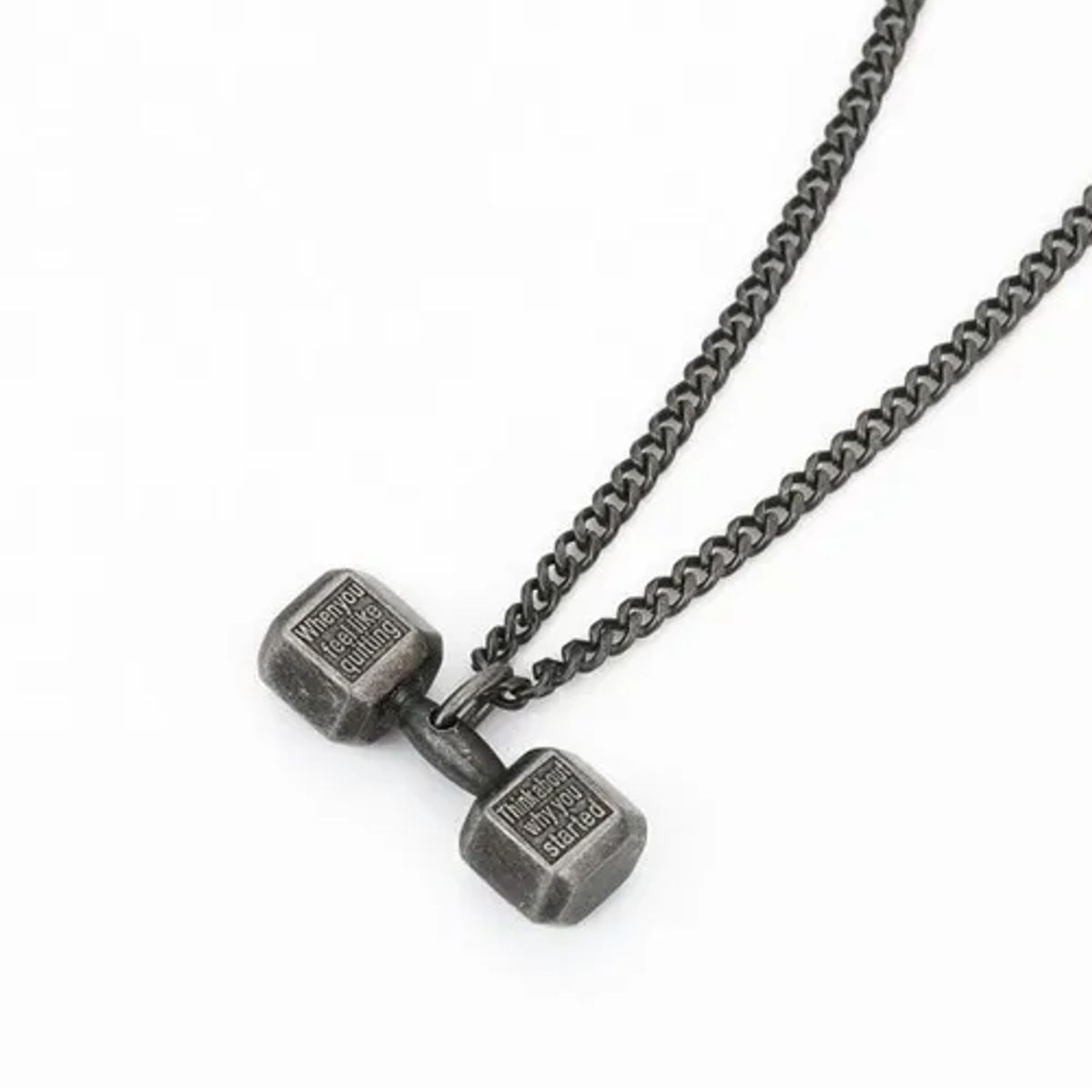 GENERICO - Collar De Caballero Mancuerna Gym Gimnasio Moda 2021 S1 Royal Madriz