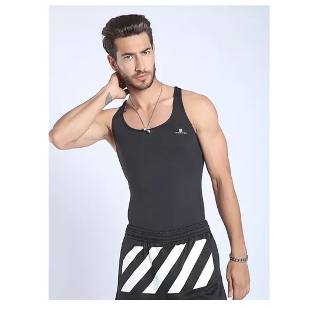 GENERICO - Collar De Caballero Mancuerna Gym Gimnasio Moda 2021 S1 Royal Madriz