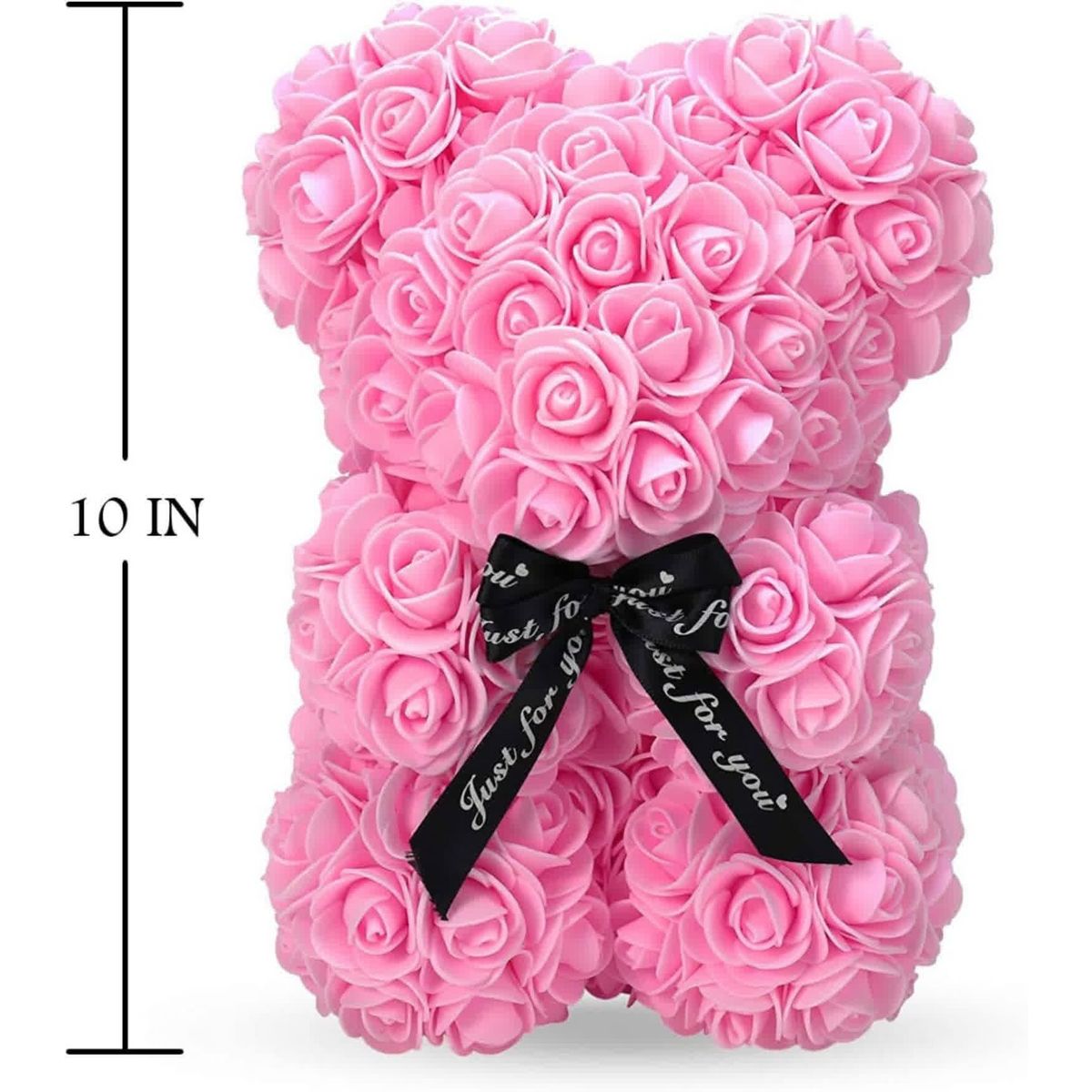 MOVI - OSO PÉTALOS DE ROSA SAN VALENTIN ROSADO