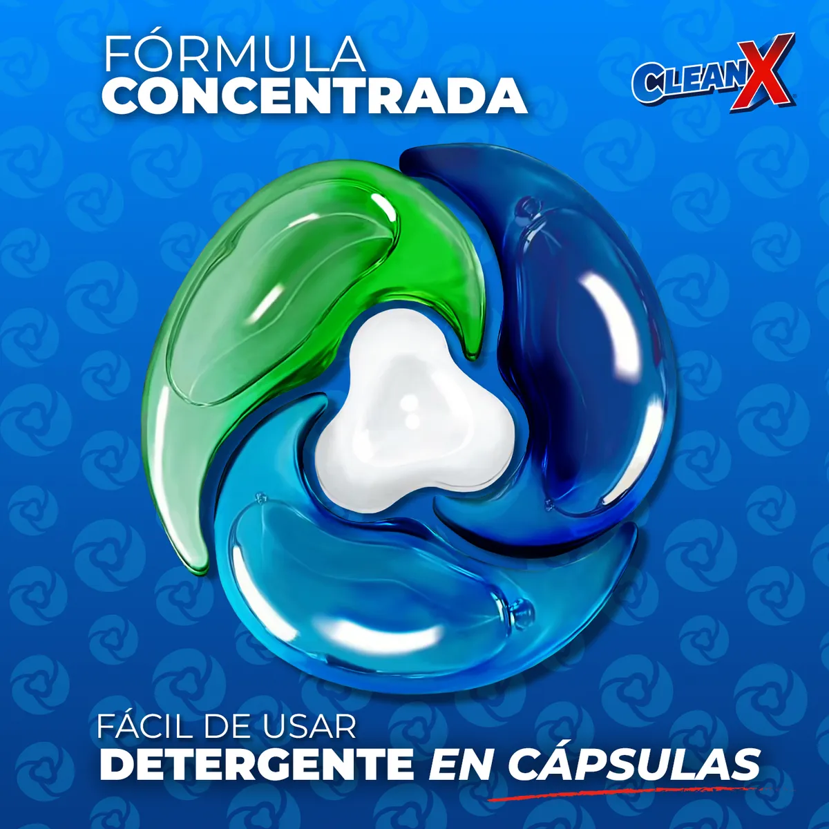 CLEANX - Detergente En Capsulas Cleanx 4 En 1, 35 Caps