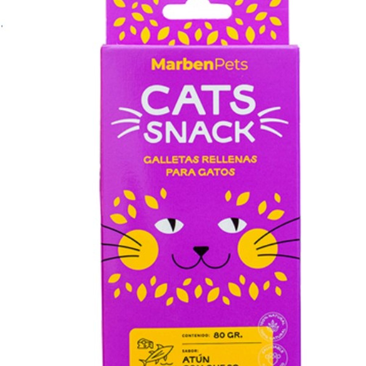 MARBEN PETS - Galletas rellenas sabor atún con queso