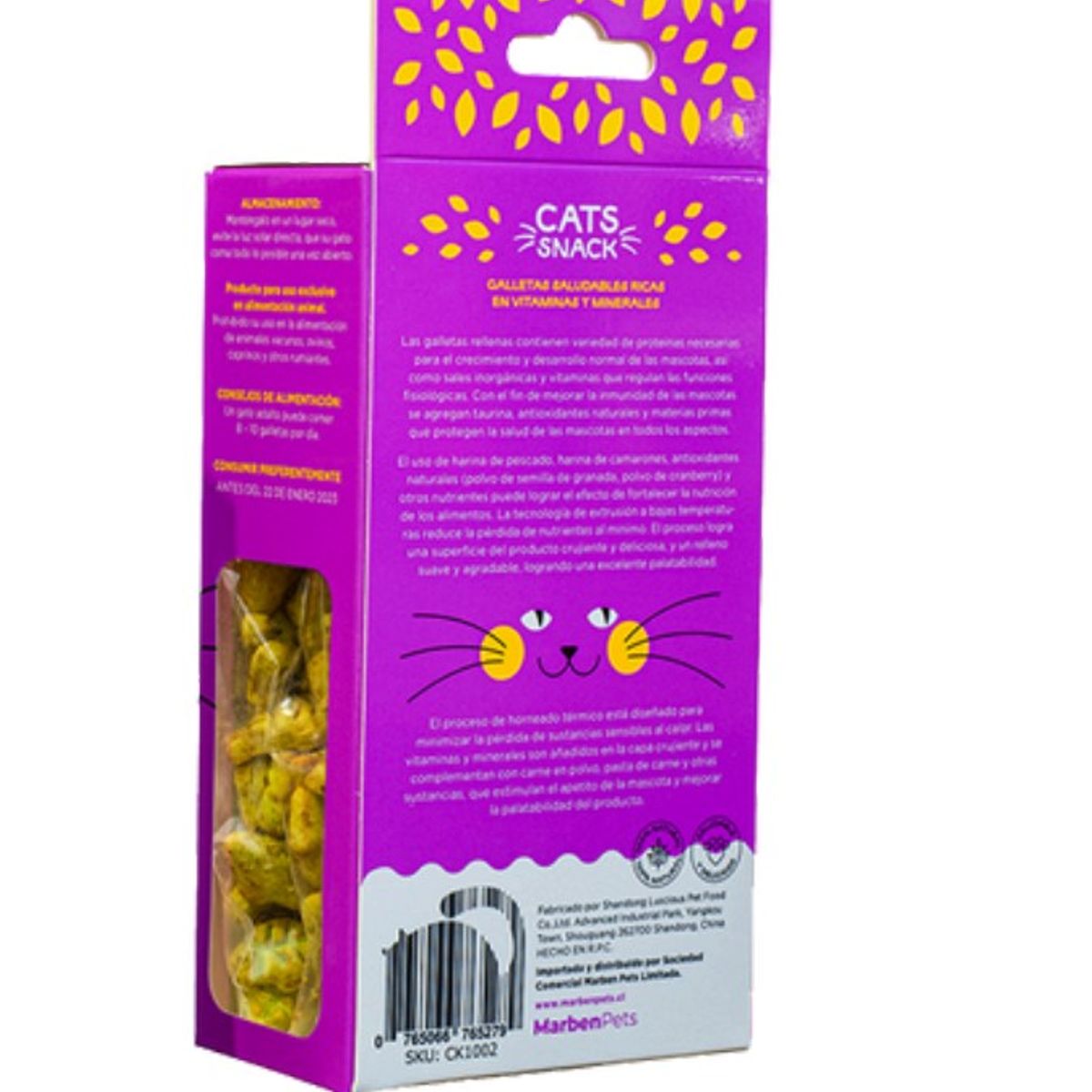 MARBEN PETS - Galletas rellenas sabor atún con queso