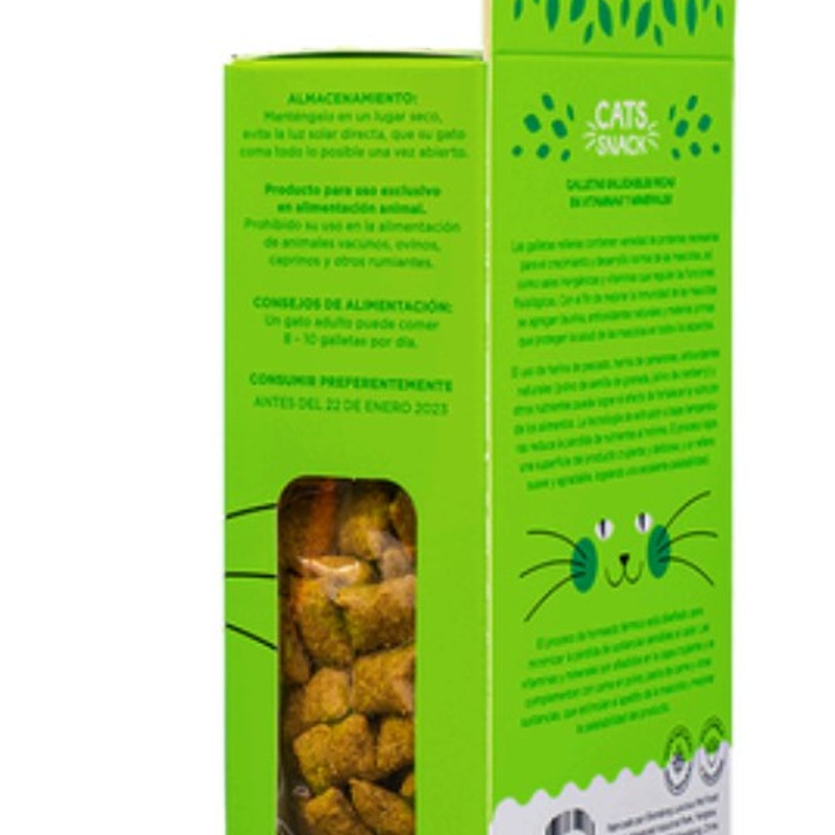 MARBEN PETS - Galletas rellenas sabor salmón con hierba gatera