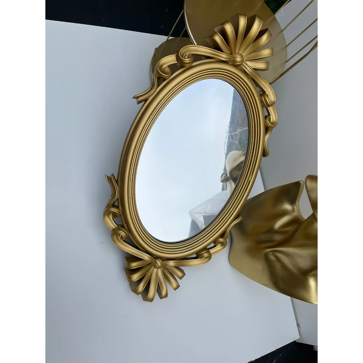 GENERICO - Espejo Dorada Vintage Clásico