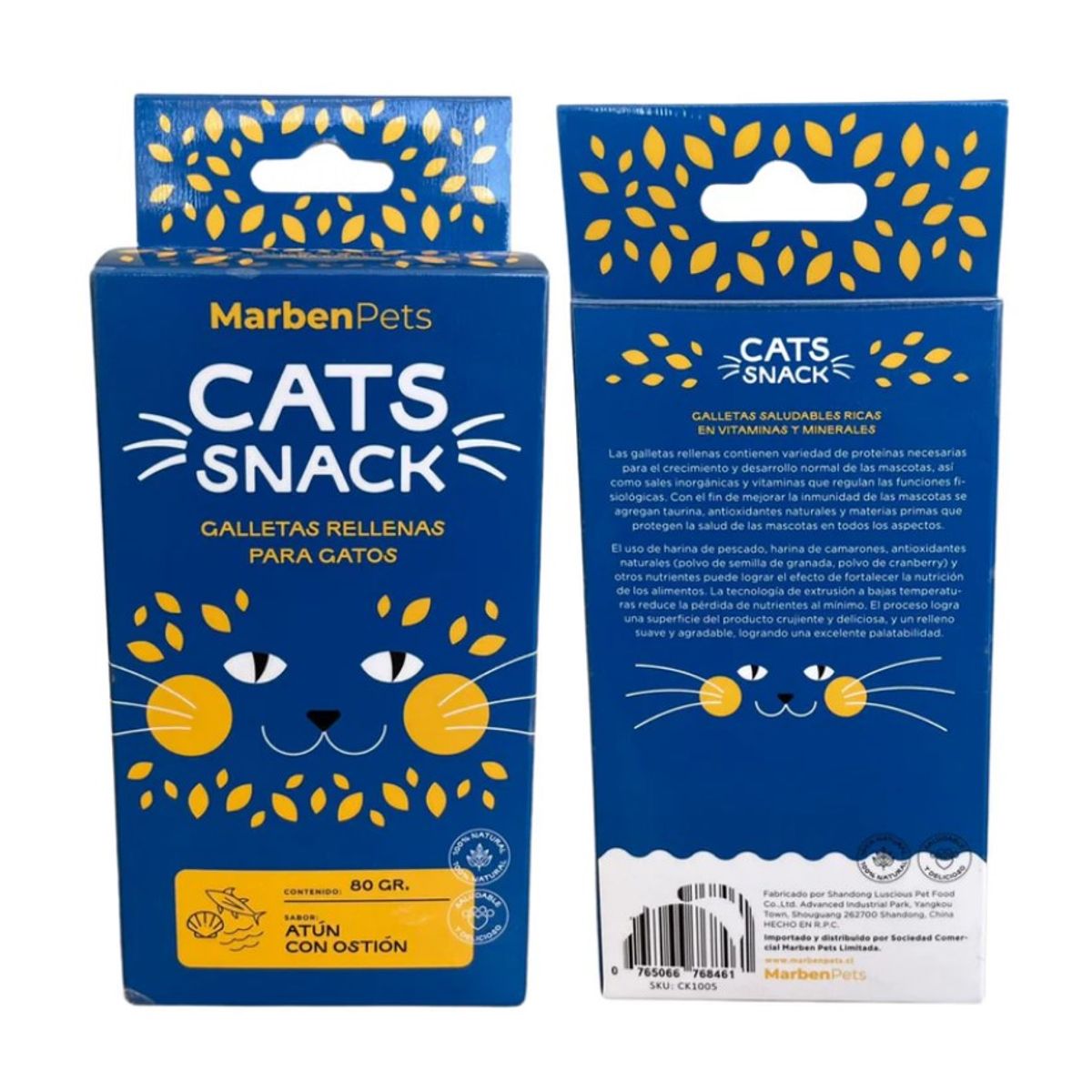 MARBEN PETS - Galletas rellanas sabor atún con ostión