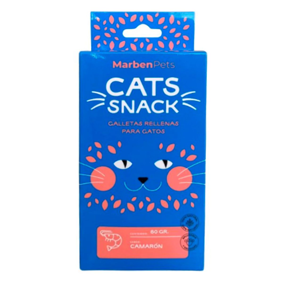 MARBEN PETS - Galletas rellenas sabor camarón