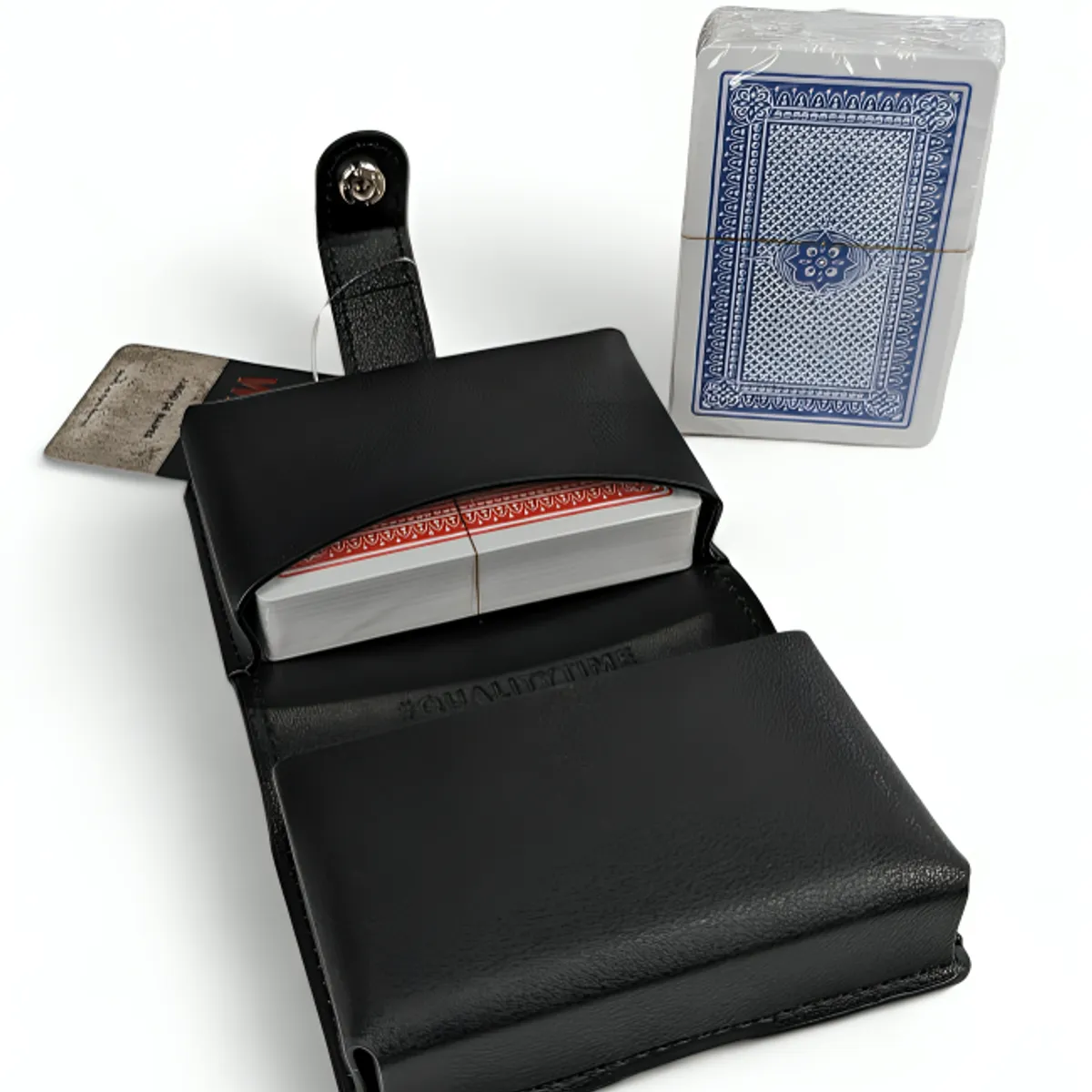 WAYU - Juego de Naipes Wayu con Estuche de Cuero Vegano