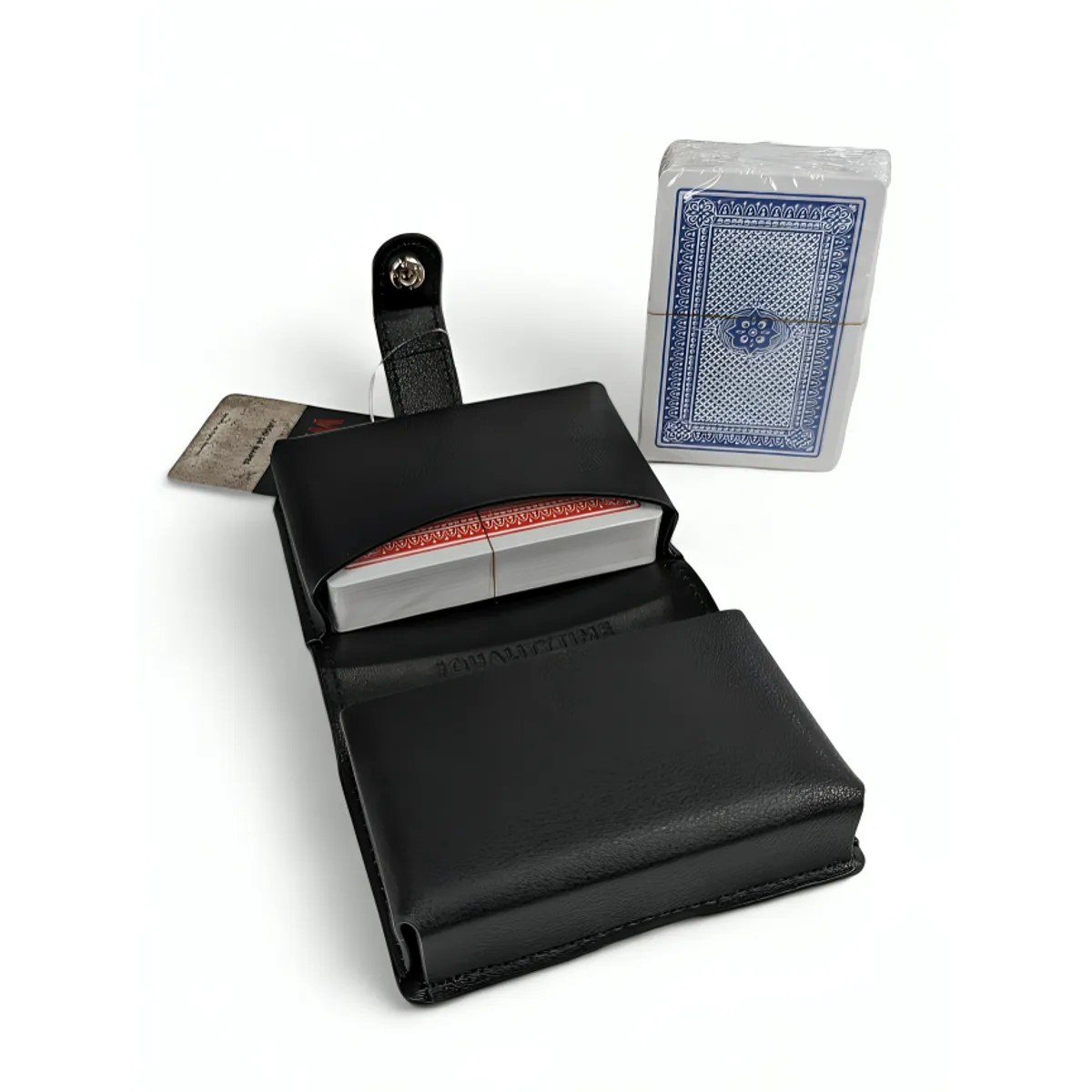 WAYU - Juego de Naipes Wayu con Estuche de Cuero Vegano
