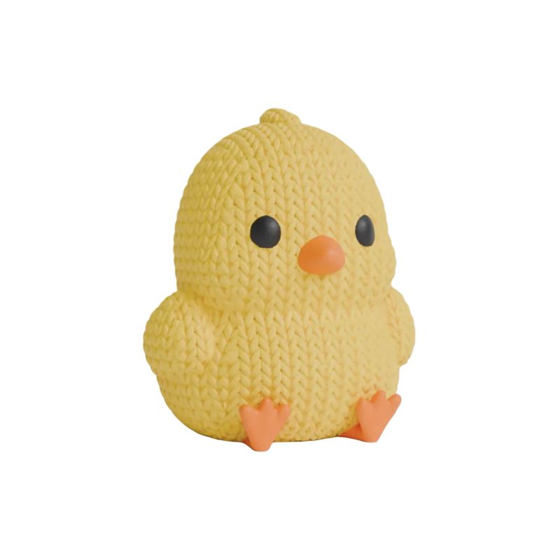 GENERICO - Mini figura - Pollito estilo tejido