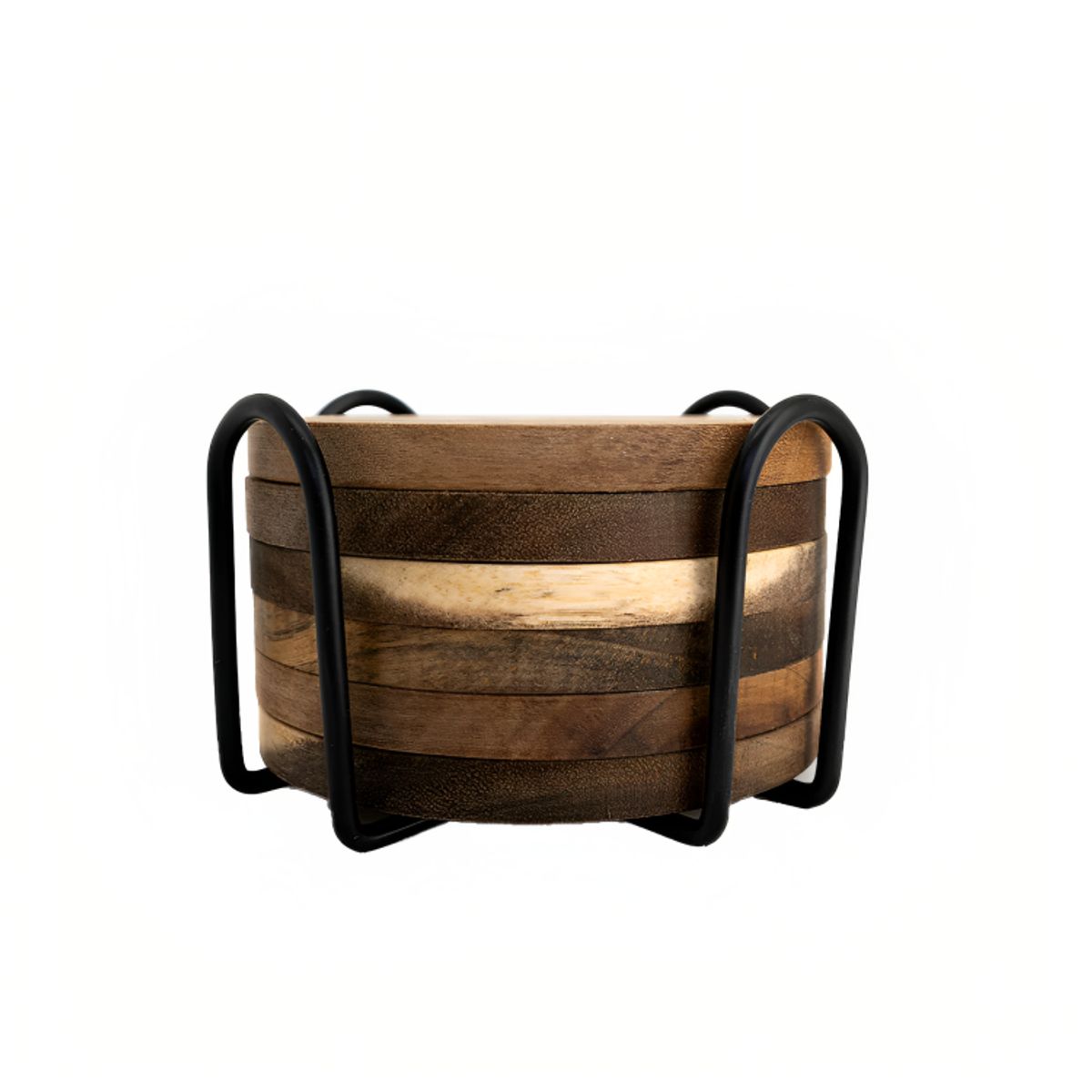 WAYU - Set 6 posavasos madera wayu