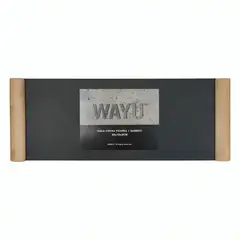 WAYU - Tabla de Piedra Pizarra Rectangular 40 cm