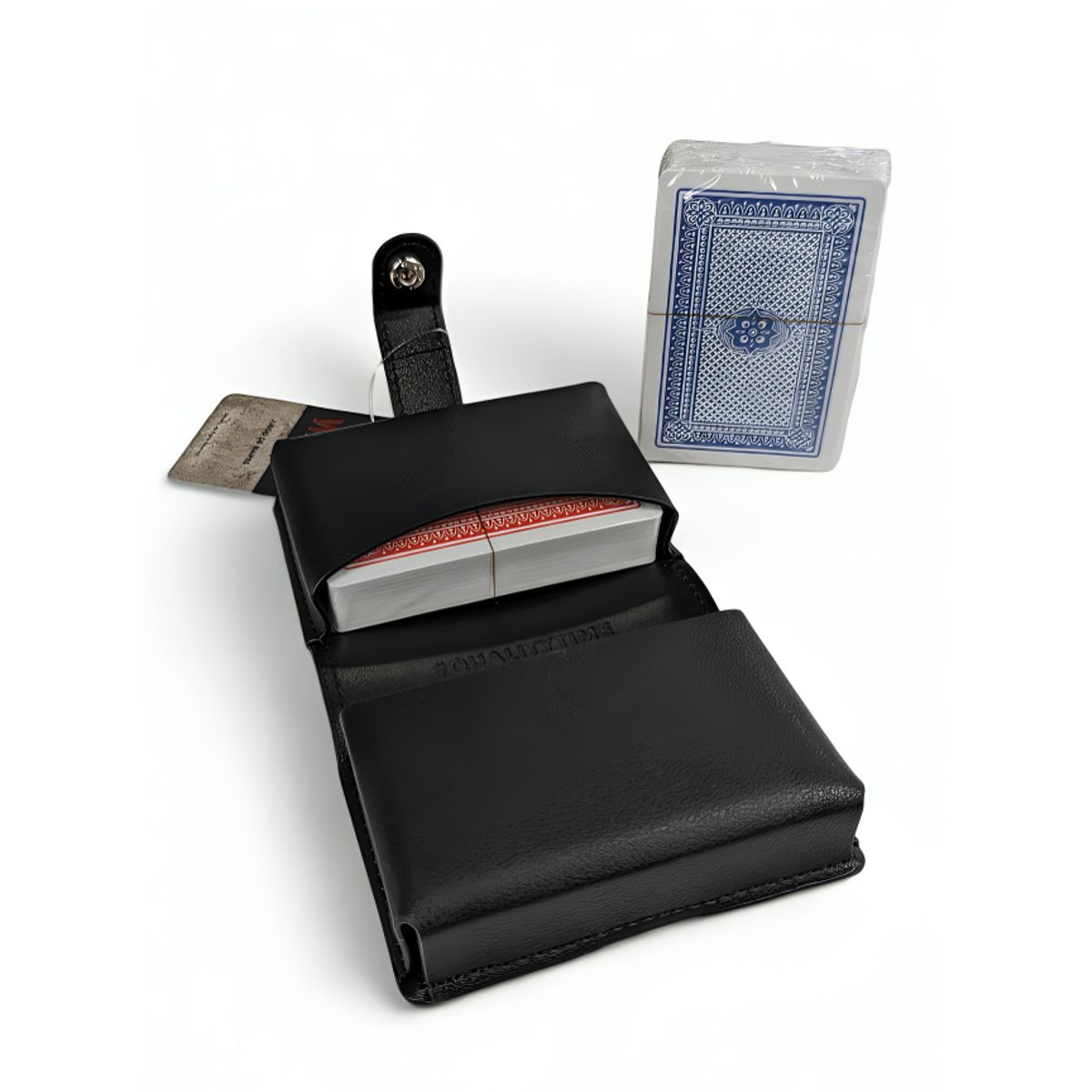 WAYU - Juego de Naipes Wayu con Estuche de Cuero Vegano