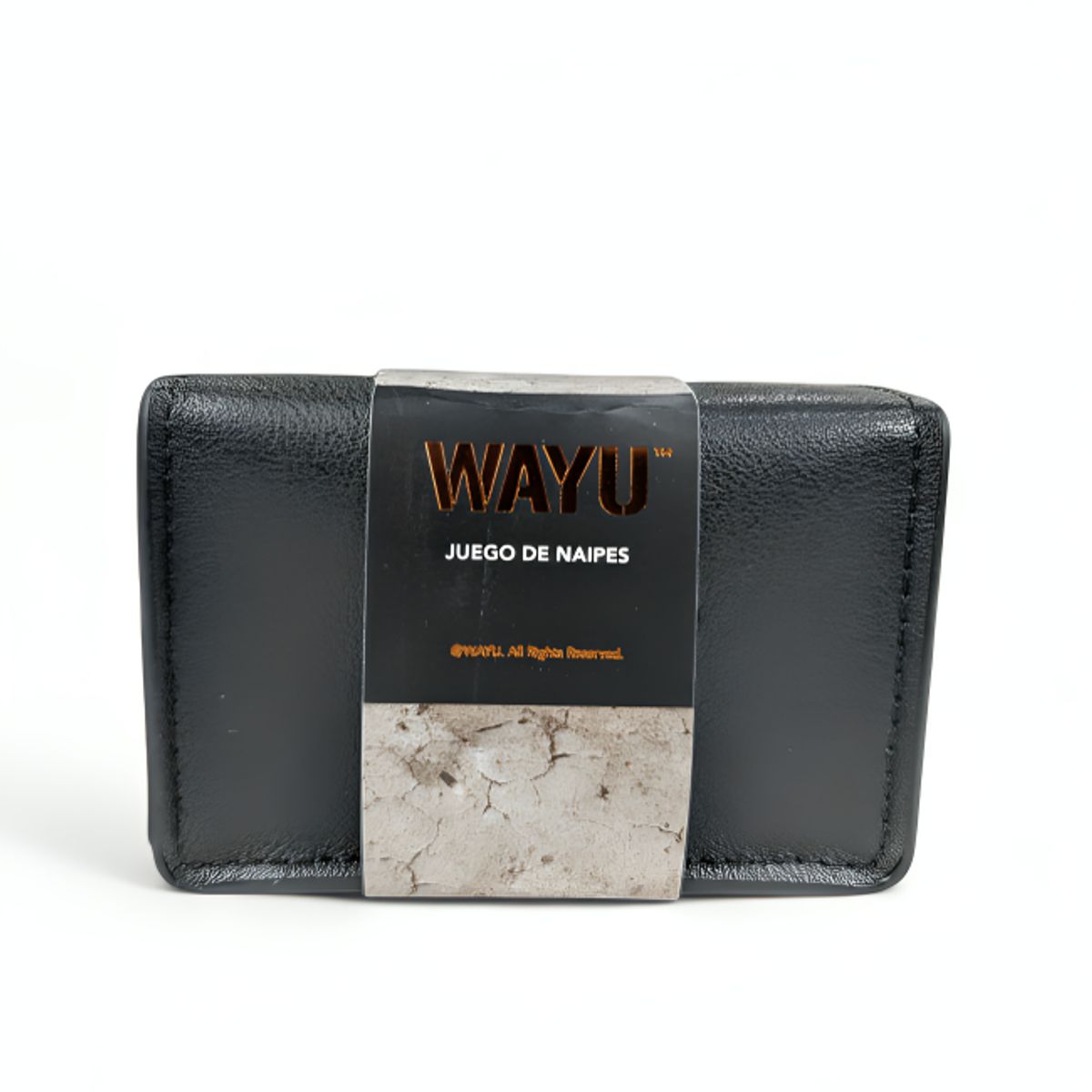 WAYU - Juego de Naipes Wayu con Estuche de Cuero Vegano