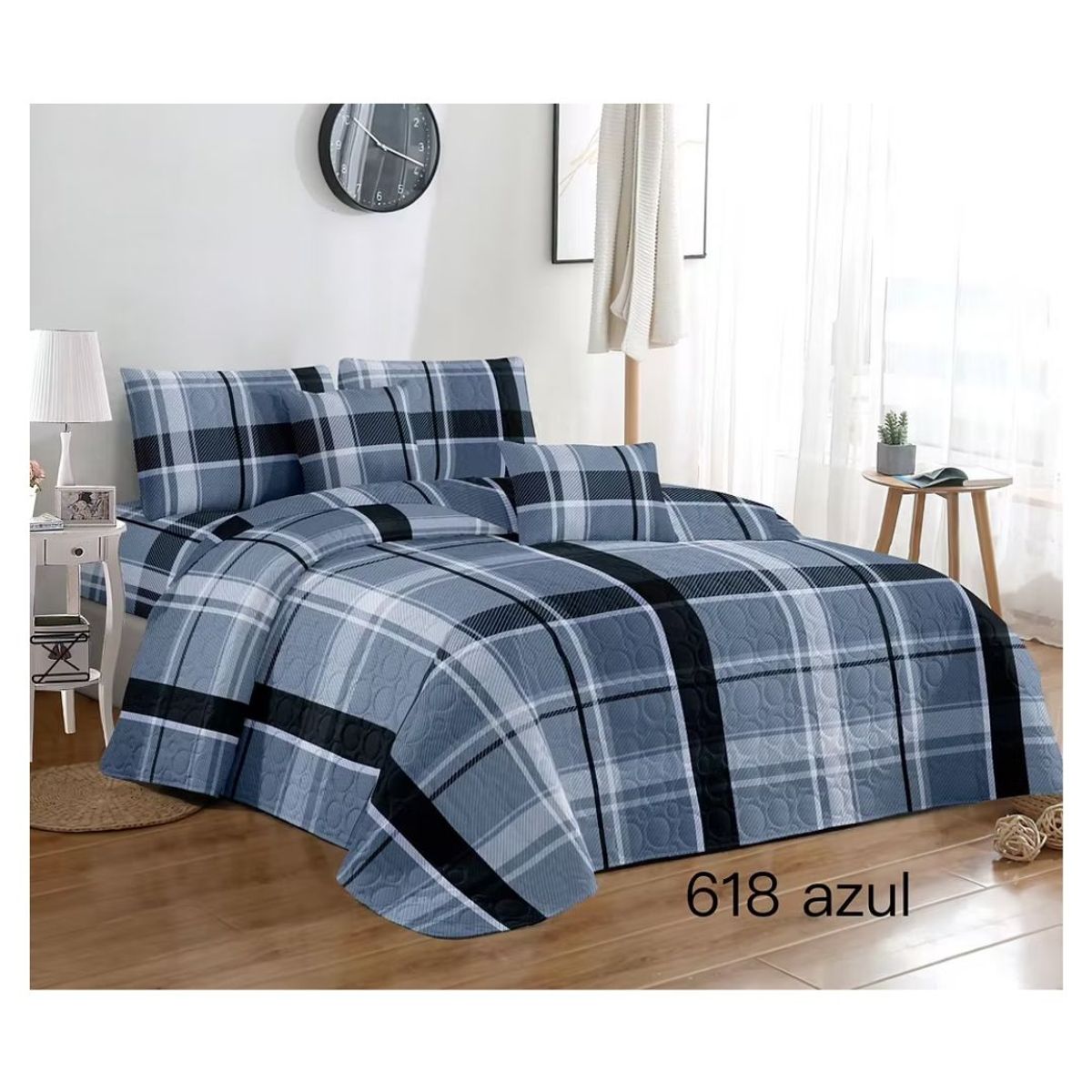 GENERICO - Cubrecama Quilt Verano King - Glasgow KFL618