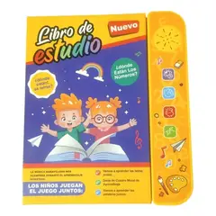 OEM - Libro infantil Interactivo Bilingue, Aprende 150 Palabras ingles-español