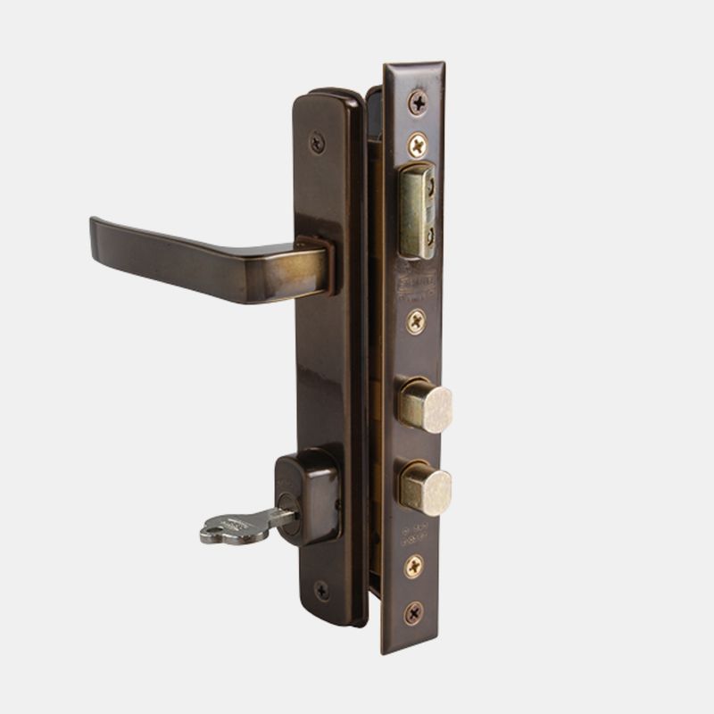 SCANAVINI - CERRADURA SCANAVINI 1280 BRONCE ENVEJECIDO ANGOSTA CORREDERA
