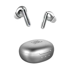JBL - Auriculares Bluetooth con cancelación ruido T280TWS NC2 Plateado