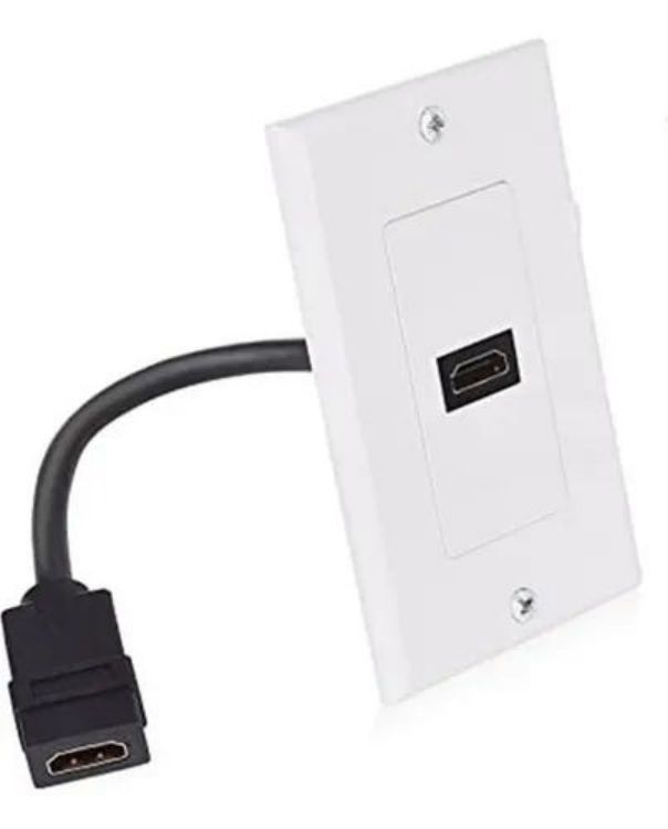 KUANGYE Placa De Muro 1 Puerto Hdmi, Extension 10 Cms
