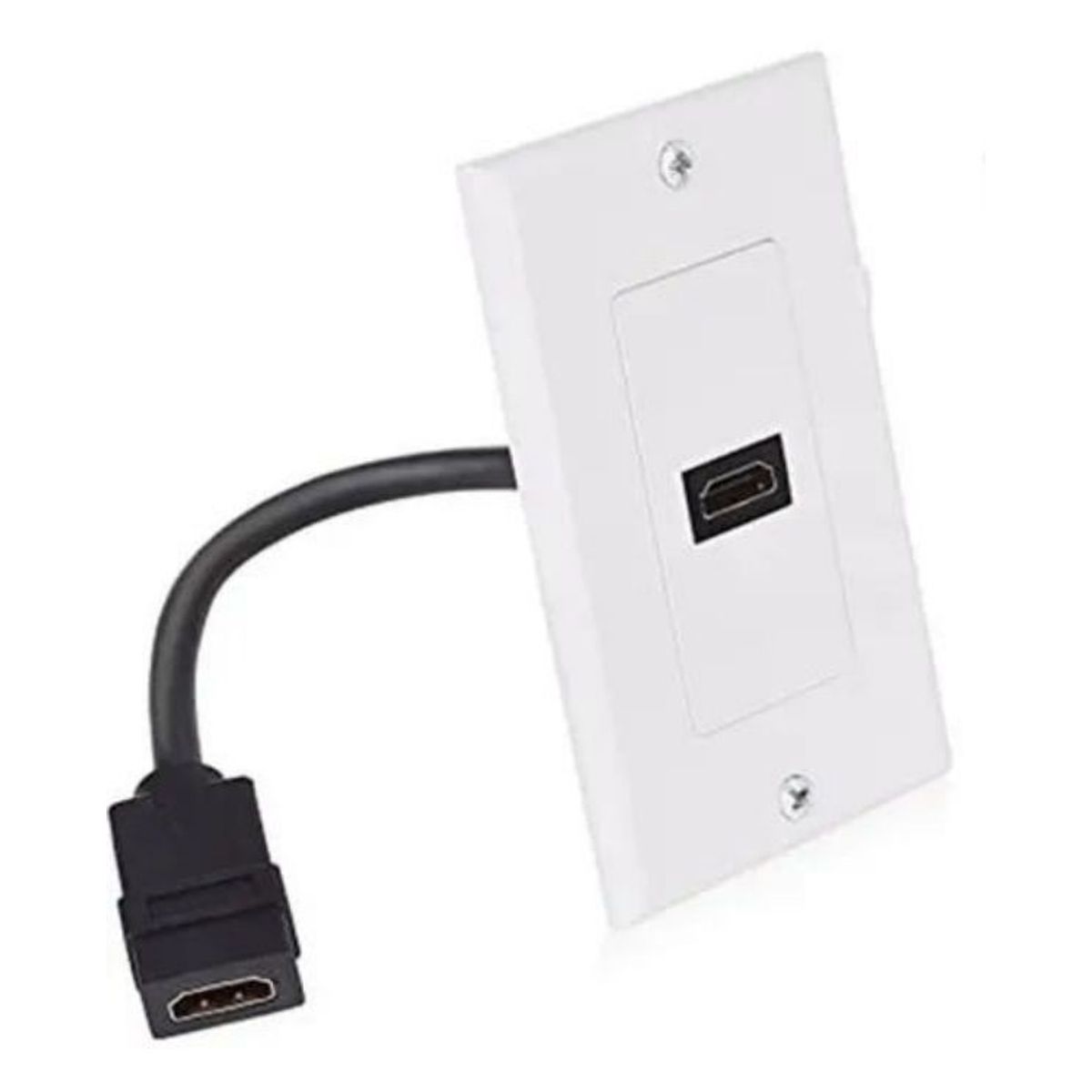 KUANGYE - Placa De Muro 1 Puerto Hdmi, Extension 10 Cms