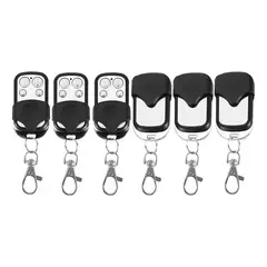 KUANGYE - Pack 6 Control Remoto Portón Eléctrico Universal 433 Mhz