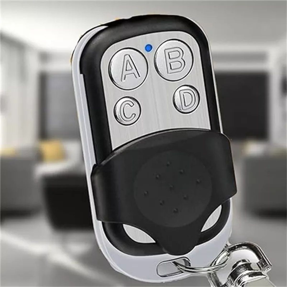 KUANGYE - Pack 6 Control Remoto Portón Eléctrico Universal 433 Mhz