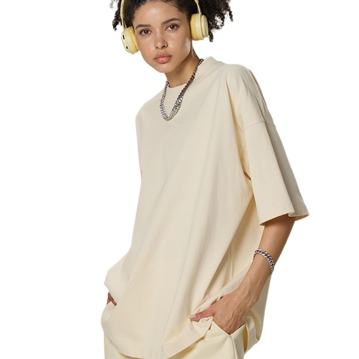 TIOZONEY - Camisa de manga corta para hombre - Blanco