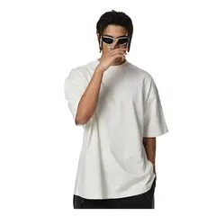 TIOZONEY - Camisa de manga corta para hombre - Blanco