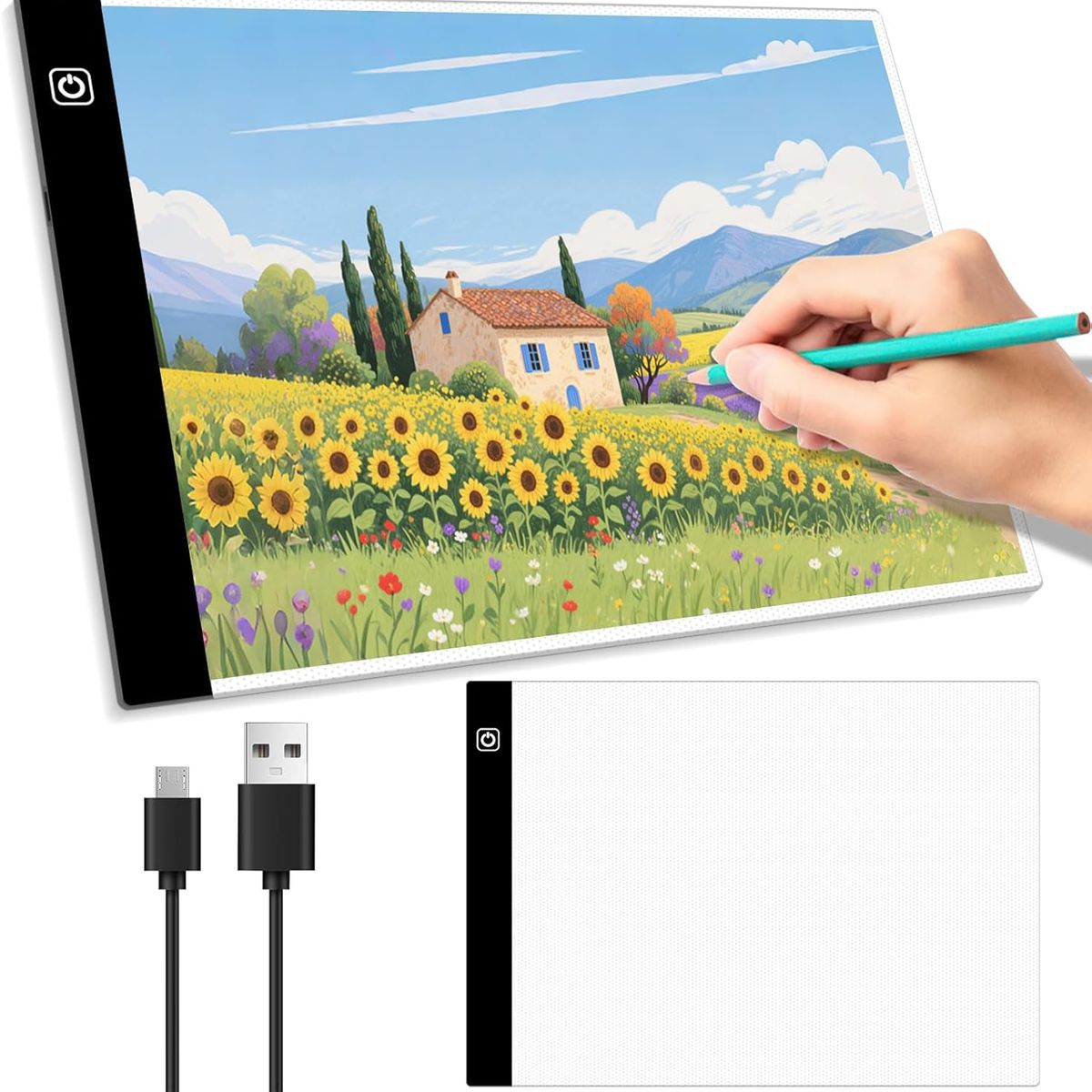 KUANGYE - Mesa De Luz Digital A4 Tabla De Dibujo Tatuaje