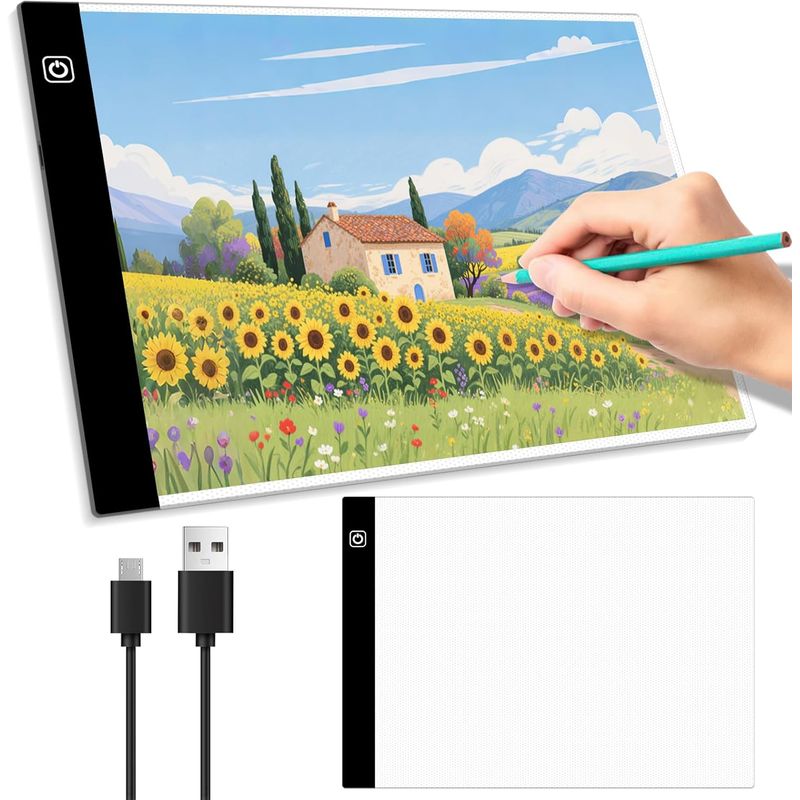 KUANGYE - Mesa De Luz Digital A4 Tabla De Dibujo Tatuaje