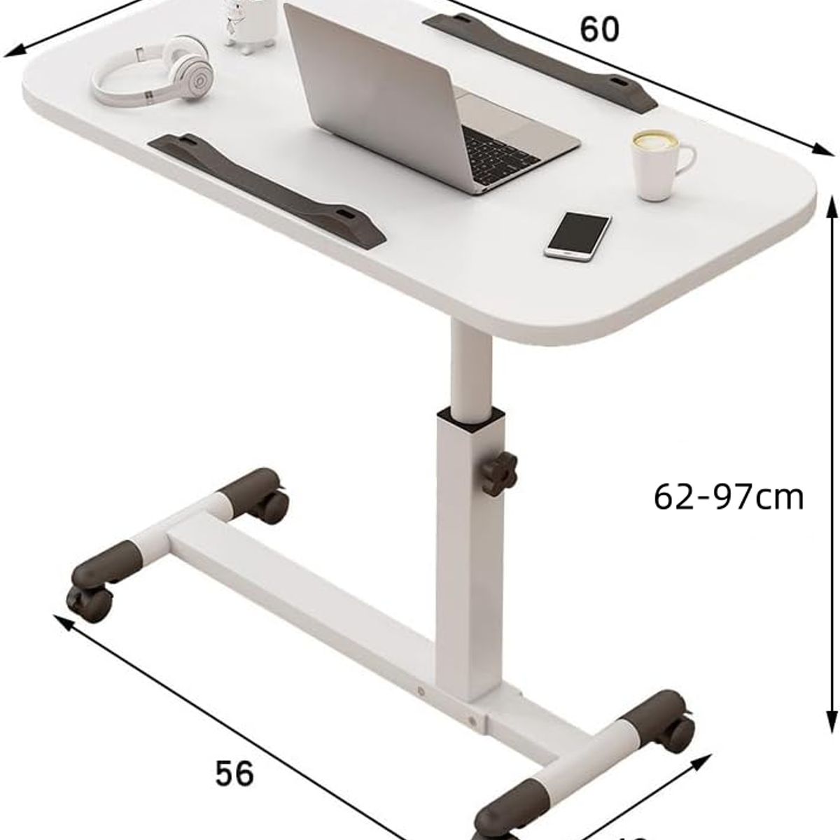 YOMYM - Mesa de Ordenador Plegable  (40+20)x40cm