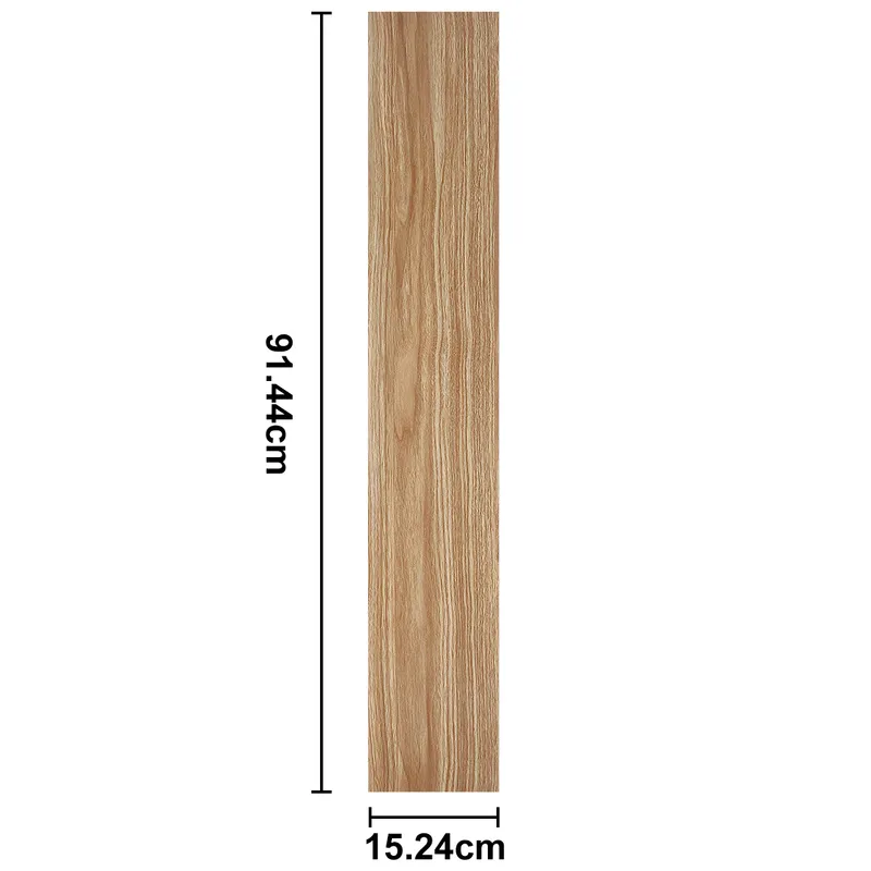 SUPERCENTER - Pack 36 Lamina Pared Madera Vinilico Autoadhesivo Piso 5m² Marrón