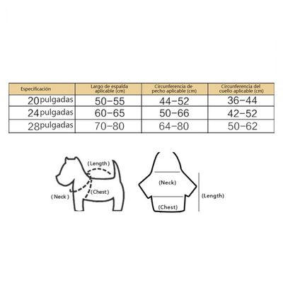 Imagen 2 del producto Chaleco Talla 24 Para Perros (15 A 30 Kilos)