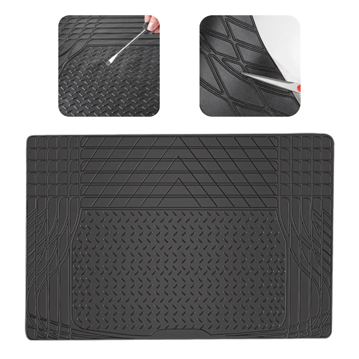 KINDA NICE - Cubre Maleta Goma Maletero Auto Antideslizante 120x80cm