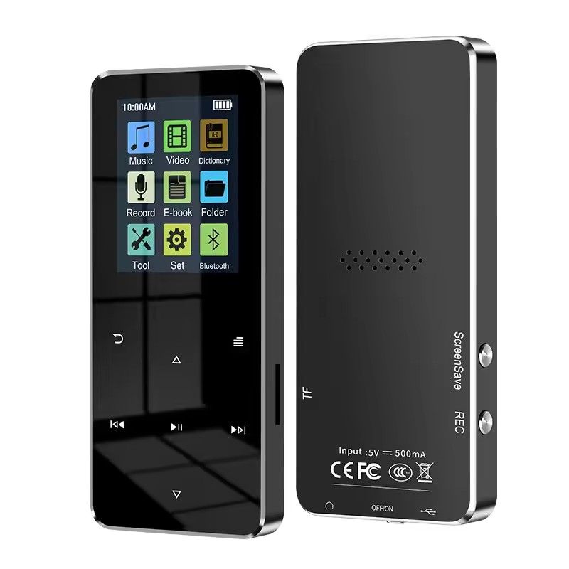 CORRERREY - Reproductor de Mp3 64G reproductor de música MP4 Bluetooth 5,0